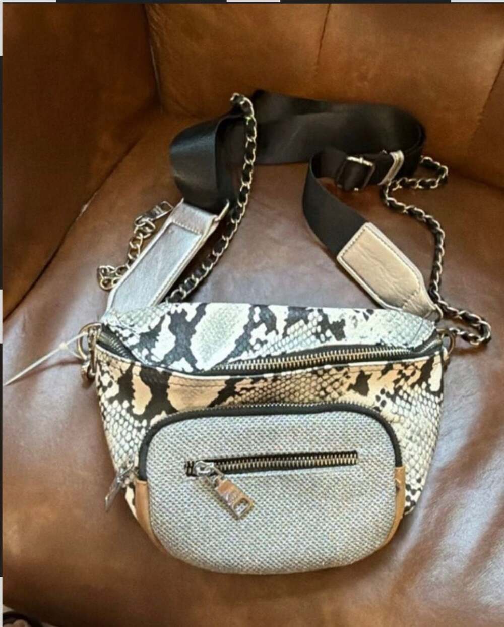 Steve Madden Bsummit Natural Convertible Belt Bag